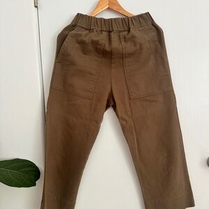 Micaela Greg  Brown Utility Pants
